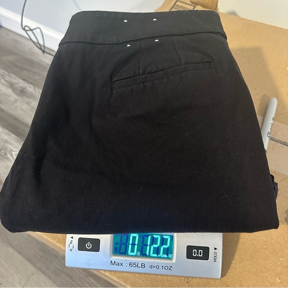 Talbots Chatham Ankle Pants Size 8P Black Hip / Side Zip Stretch Classic 31x33 - Picture 11 of 11